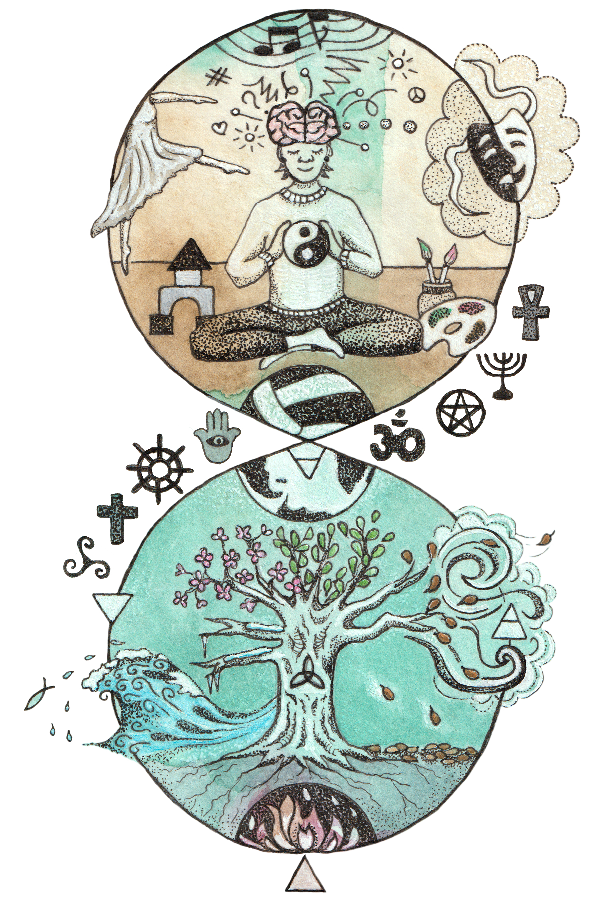 Pure Grief and therapeutic ART logo